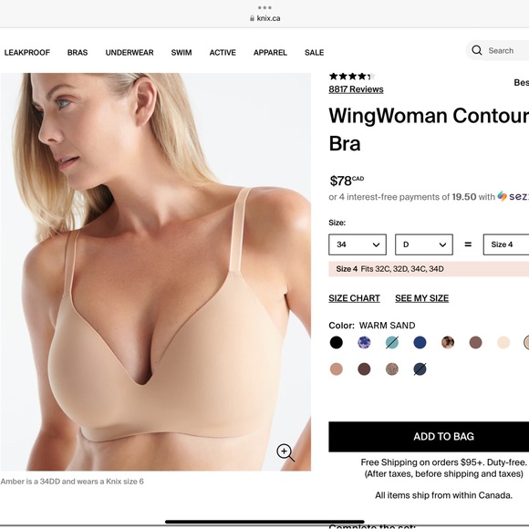 Knix Wingwoman Bra 6+ - Picture 7 of 7